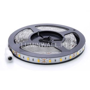 Fita LED 5050 12V 60SMD's 14.4W/MT. IP20 3000K 5MTS.